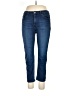 CALVIN KLEIN JEANS Solid Blue Jeans Size 14 - photo 1