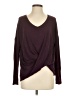 Express Burgundy Long Sleeve Top Size S - photo 1