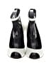 Assorted Brands 100% Leather Graphic Ivory White Heels Size EU 40 - photo 2