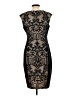 Maggy L 100% Polyester Graphic Black Cocktail Dress Size 10 - photo 2