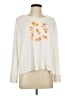 Jane and Delancey Hearts Ivory Pullover Sweater Size L - photo 1