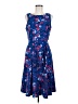 Elle Floral Blue Casual Dress Size M - photo 1