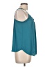 Ann Taylor LOFT Outlet 100% Polyester Teal Sleeveless Blouse Size L - photo 4