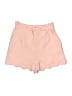 Monteau 100% Polyester Solid Pink Shorts Size L - photo 1