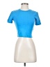 Zara Blue Short Sleeve Turtleneck Size XS - photo 1