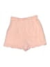 Monteau 100% Polyester Solid Pink Shorts Size L - photo 2