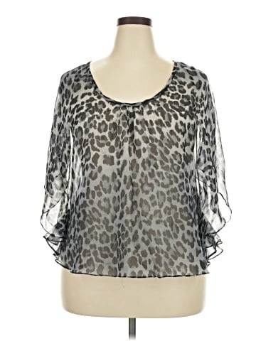 Passport 3/4 Sleeve Blouse (view 1)