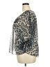 Passport 100% Polyester Gray 3/4 Sleeve Blouse Size 2X - photo 5