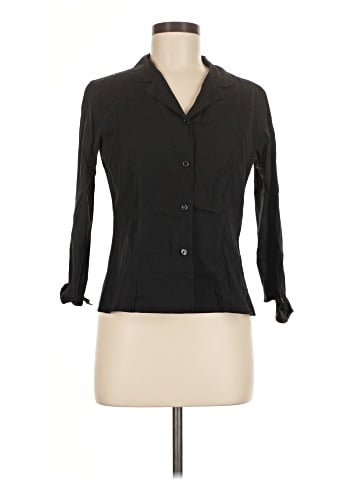 Agnes B. 3/4 Sleeve Button-Down Shirt (view 1)