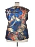 Unbranded Blue Sleeveless Blouse Size 5X - photo 2