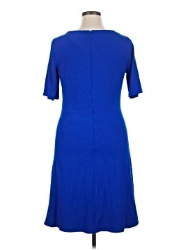 slim fit dress slacks Ann Taylor LOFT Navy Floral Embroidered Long Sleeve Dress – SilkRoll main image 0