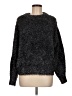 H&M Metallic Black Pullover Sweater Size M - photo 1