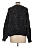 H&M Metallic Black Pullover Sweater Size M - photo 2