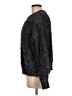 H&M Metallic Black Pullover Sweater Size M - photo 5