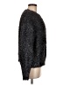 H&M Metallic Black Pullover Sweater Size M - photo 4