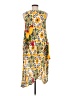 Assorted Brands Print Yellow Casual Dress Size M (estimated) - photo 2