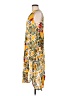 Assorted Brands Print Yellow Casual Dress Size M (estimated) - photo 5