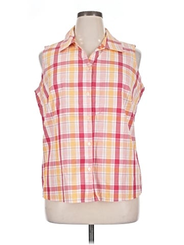Cherokee Sleeveless Button-Down Shirt (view 1)