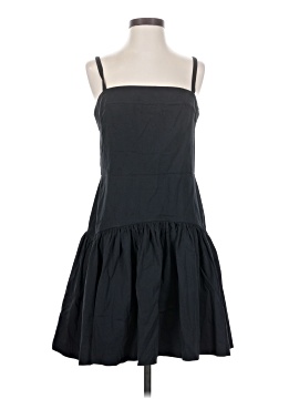 green emerald velvet dress Tamryn Ruched Drop-Waist Dress Black / L