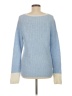 Talbots Color Block Blue Pullover Sweater Size M - photo 2