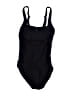Athleta Solid Black One Piece Swimsuit Size XXS - photo 2