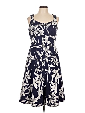 white christmas dresses Neiman Marcus Floral Linen Dress main image 1