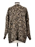 MIOU MUSE Animal Print Brown Cardigan Size Sm - Med - photo 2