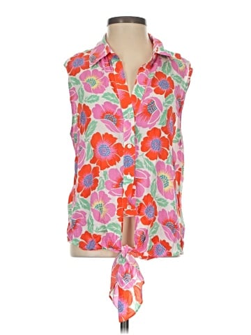Theory Sleeveless Button-Down Shirt (view 1)