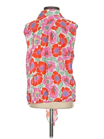 Theory Sleeveless Button-Down Shirt (view 2)
