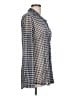 CAbi Houndstooth Gray Long Sleeve Button-Down Shirt Size L - photo 4