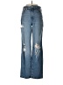 Old Navy Hearts Blue Jeans Size 8 - photo 1