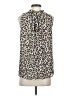 Ann Taylor LOFT 100% Polyester Brown Tank Top Size S - photo 2