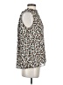 Ann Taylor LOFT 100% Polyester Brown Tank Top Size S - photo 4
