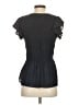 Madewell 100% Polyester Black Short Sleeve Blouse Size S - photo 2