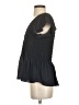 Madewell 100% Polyester Black Short Sleeve Blouse Size S - photo 5