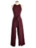 Joie 100% Polyester Solid Burgundy Jumpsuit Size 2 - photo 1