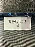 Emelia Black Short Sleeve Blouse Size M - photo 7