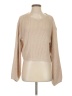 Unbranded Solid Tan Pullover Sweater Size S - photo 1