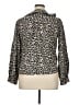 Pilcro Animal Print Tan Ivory Long Sleeve Blouse Size XL - photo 2