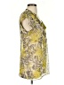 Plenty By Tracy Reese Yellow Short Sleeve Blouse Size S - photo 4