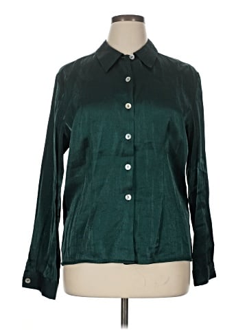 Impressions Long Sleeve Button-Down Shirt (view 1)