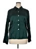 Impressions Green Long Sleeve Button-Down Shirt Size XL - photo 1