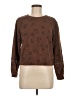Splendid Animal Print Brown Sweatshirt Size M - photo 1