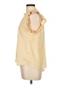 The Workshop 100% Polyester Yellow Short Sleeve Top Size L - photo 5