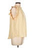 The Workshop 100% Polyester Yellow Short Sleeve Top Size L - photo 4