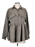 Unbranded 100% Polyester Gray 3/4 Sleeve Blouse Size S - photo 1