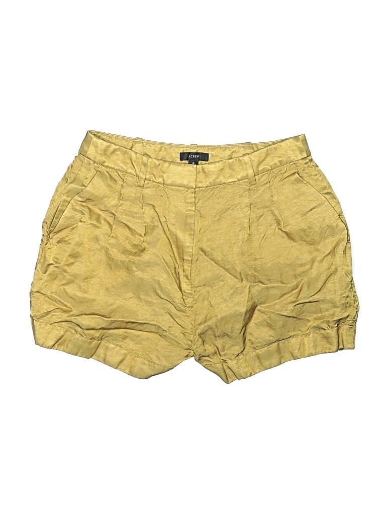 Pre-owned Jcrew Khaki Shorts In Yellow