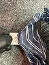 Unbranded 100% Polyester Stripes Blue Casual Pants Size S - photo 7