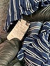 Unbranded 100% Polyester Stripes Blue Casual Pants Size S - photo 8