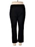 Worthington Solid Black Active Pants Size 18 - photo 2